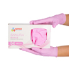 Pink-Nitrile-exam-gloves